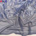 3mm Brand New Blue Sequin Mesh Fabric